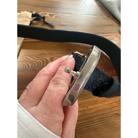 Gucci GG Marmont Embossed Leather Belt - Picture 6 of 12